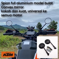 Round model mirror full aluminum ktm 390 250 790 890 adventure ktm duke dualTouring thick and sturdy