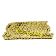 Rantai Rante Gold 428 H 110 120 130 140 L Racing Emas Panjang 428h 520h 110L 120L 130L 140L Semua Mo