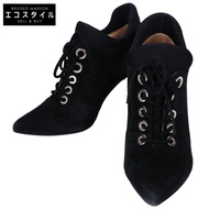 Sergio Roshi黑色麂皮短靴/短靴，36 碼 [二手]