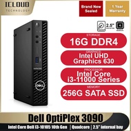 Optiplex 3000 i3-10105 3.7GHz 8GB│256GB SSD│Dell OptiPlex 3090│Micro MFF Core UHD630 DVD+RW GbE│Wind