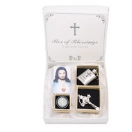 [Ready Stock Malaysia] Christian EDC Gift Set - Holy Water Bottle, St Benedict Keychain, Inspiration