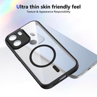 OnePlus Nord CE6 Case Frosted Transparent Magnetic Casing For OnePlus Nord CE6 5G Phone Case