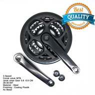 Crank 3-Speed MTB Crankset Gear Middle 28-34 48T