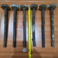 Wooden Perch for pet birds - 1pc