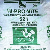 HI PRO VITE 521 AYAM PETELUR / PUR AYAM PETELUR / PAKAN AYAM 500 GRAM