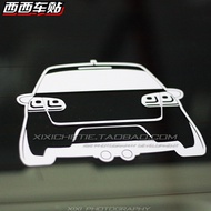 Westbound car sticker VW Volkswagen Golf 6 HF sticker R20 car rear sticker sticker reflective sticke