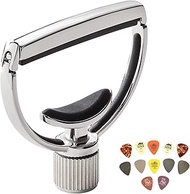 G7th 71011 Heritage Guitar Capo Style 1 Standard + Dunlop PVP101 Pick Variety Pack, 12/Player's Pack