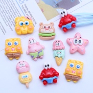 Jibbitz Charms SpongeBob Crocs DIY Shoes Decoration Charm Diy Accessories DIY Phone Case Diy Decoration Buckle Shoes Slippers Women's Shoes Jibbitz