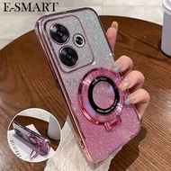 For Realme GT 6 6T GT NEO 6 SE P3 Ultra Case Frosted Silicone Soft Dustproof Bracket Adsorb For Real