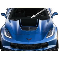 Hood Blackout Racing Stripes - Corvette c7 z06 z07 - - Front - Decal - - Auto Side Decals - Stripe f