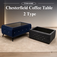 Chesterfield Coffee Table 3ft x 2ft | Meja Kopi Ruang Tamu | Design Mewah Elegan