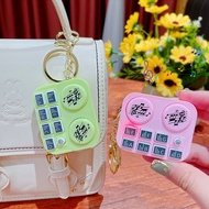 GANTUNGAN Viral Mini DJ Mixer Music Keyboard Keychain Keychain Toy - Cute Aesthetic Educational Toy 