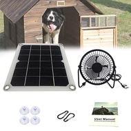 Solar Panel 6W6V Solar Fan Solar Panel Pet Car Ventilation Cooling Fan
