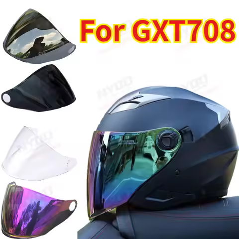 GXT708 Motorcycle Helmet Visor, Multiple Colors Available, Replacement Lens for 708 Helmet dedicated