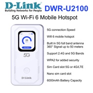 D-Link DWR-U2100 5G Wi-Fi 6 Mobile Hotspot Router