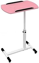 Pink Folding table Garden Tables dining table Tables,Portable Adjustable Height Laptop Desk Bed Sofa Pc Stand Lapdesks Wheels Home Furniture hopeful