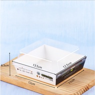 YUEW [10 PCS] BAKING OF ARTS BOX 11 CM X 12 CM 11X12 11X12CM 11CMX12CM Heat Resistant Dessert Box Ov
