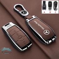 Metal Key Cover Case Remote Key Fob Cover Keychain For Mercedes-Benz W204 W212 W221 C218 C207 X204 W