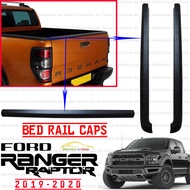 Ford Ranger Raptor 2019-2020 Bed Rail Caps/Rail Guard /Rail Liner (Black) for XLT wild truck T6 T7 T