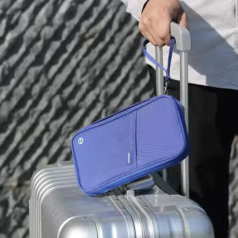 Organizer Travel Accessories Cover Document Bag Card Holder Travel Wallet for Family Passport Holder