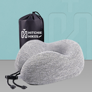 Hitchie U Shape Natural Latex Travel Car Neck Pillow Headrest Rest Travelling Airplane Bantal Tengku