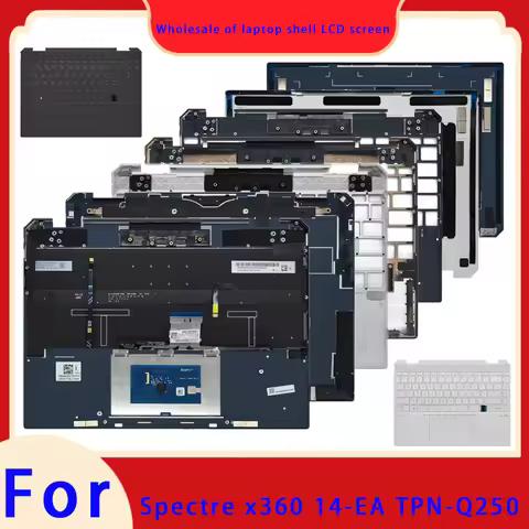 Brand new for Spectre x360 14-EA TPN-Q250 laptop LCD back cover, front panel, palm rest, keyboard hi