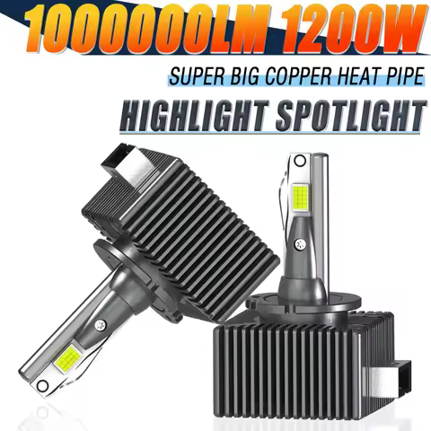 D1S D2S D3S D4S LED CANBUS Headlight Bulb for Car Replace Xenon Lights D8S Turbo Auto Headlamp High 