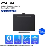 WACOM Intuos Medium Bluetooth Graphic Drawing Pen Tablet CTL-6100WL