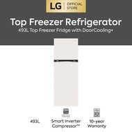 493L Top Freezer Fridge in Nature Beige Finish