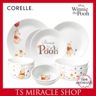 [CORELLE] เครื่องใช้บนโต๊ะอาหารวินนี่เดอะพูห์ชุด10P สำหรับ2คน (จานกลม)/ภาชนะใส่อาหาร/ชามข้าวถ้วยซุป