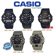 CASIO ORIGINAL HDC-700 SERIES YOUTH ANALOG-DIGITAL MEN WATCH (2 YEARS WARRANTY)JAM TANGAN LELAKI JAM CASIO MAN WATCHES