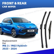 LHD Front Rear Windshield Wiper Blades For MG 3 MG3 Hybrid+ 3rd 2024 2025 Windscreen Essuie glace Li