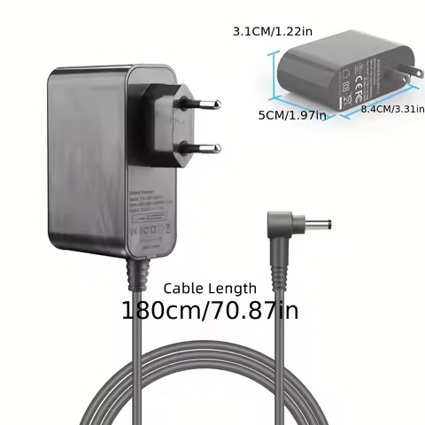 26.1V AC Adapter Replacement Battery Charger For Dyson V6/V7/V8 26.1V V10/V15 30.45V 1.1A DC31 DC34 