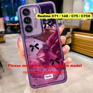 เคส Realme C71 C 71 C75X C75 C75 X 14X RealmeC71 RealmeC75 RealmeC75X Realme14X เคสดีไซน์ใหม่หรูสีใส