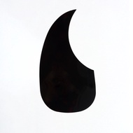 Musiclily Left Handed Oversize Teardrop Acoustic Guitar Self-adhesive Pickguard for Martin D28 Style