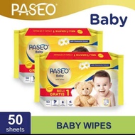 Tisu basah Paseo | Paseo Baby Wipes 50s