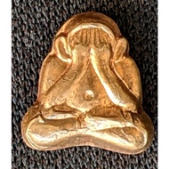Phra Pidta {Phim Jew, Small Size} Luang Phor Khamphan, Wat That Mahachai 2537 (Amulet Thai 泰国佛牌)