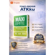 HVS F4 A4 Paper 70 gr 70 gsm 70gsm 70gram MAXI BRITE - 70gsm