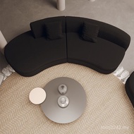 Beauty Salon Semicircle Clothing Store Area Curved Rest Hotel Red Lobby Office Wine Sofa Reception A