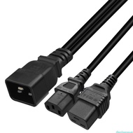 dingdongaa C20 to C13+C19 Power Cord IEC320 C20 Male to C13+C19 Female Power Converter