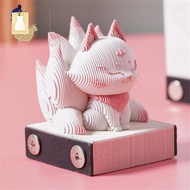 Polar Bear 3D Calendar , Time Piece Calendar 2025, 3D Sticky Notes Tear Away Calendar, DIY Carving N