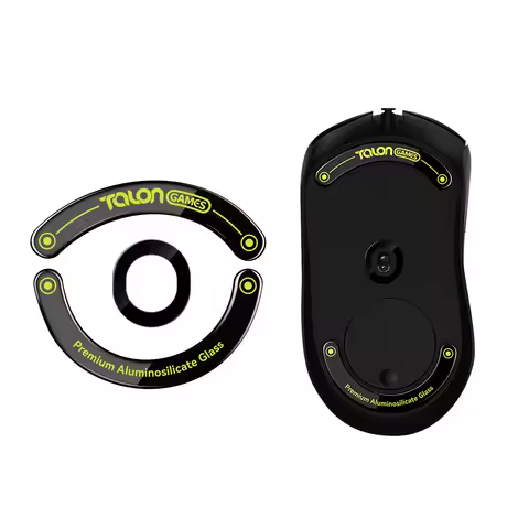 TALONGAMES Glass Mouse Feet Compatible With Logitech G403 / G603 / G703 Wireless Gaming Mouse Round 