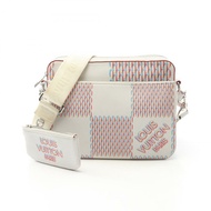 LOUIS VUITTON Trio 郵差單肩包 M20665 Damier Giant 噴霧 二手男款 LV