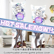 Customizable Horse Racing Girl Pillowcase East China Sea Emperor Golden Ship Game Anime Peripheral Long Body Pillowcase 05