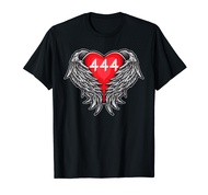Angel Number 444 With Heart And Wings Of Angel T-Shirt