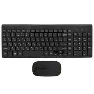 Russian &amp; English Characters Wireless Keyboard Mouse combo 2.4G Portable Wireless Keyboard and Mouse for Windows Mac Android
