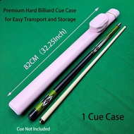 1/2 Light Pink Pool Cue Hard Case, Pool Cue Case for Carrying 2-Piece Cue