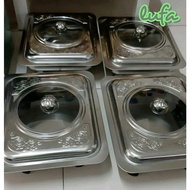 4 set 34x28 BUFFET EMBOSSED / BUFFET TRAY SET / BUFFET FOOD TRAY / SERVING TRAY /FOOD PAN KENDURI SE