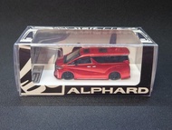 Timothy & Pierre 1/64 限量樹脂模型車 Toyota Alphard #silver red, black wheels
