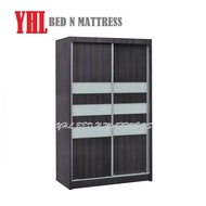 YHL Scraffy Sliding Wardrobe With Open Mirror (Free Delivery And Installation)